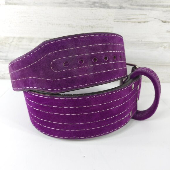 SAFE U.S.A. 10mm Single-Pronged PURPLE Powerlifting Belt SIZE XL ??? LENGTH 51in main image 9